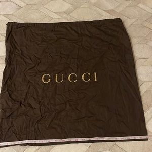 Gucci dust bag for shoulder bag